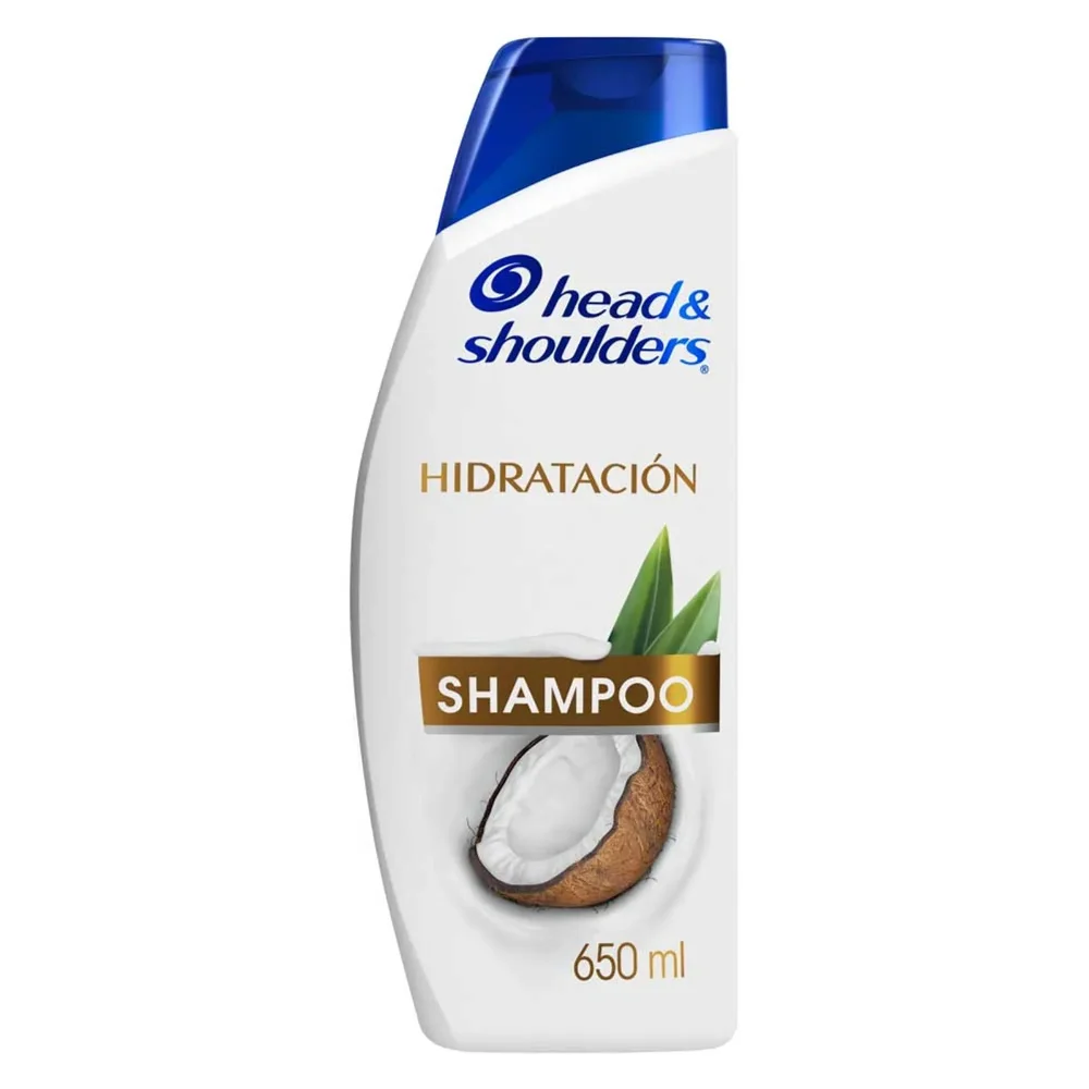 Shampoo Head Shoulders Hidratación Aceite de Coco 650 Ml