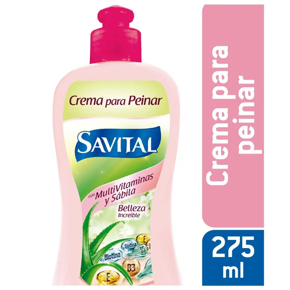 crema peinar savital multivitáminas 275ml