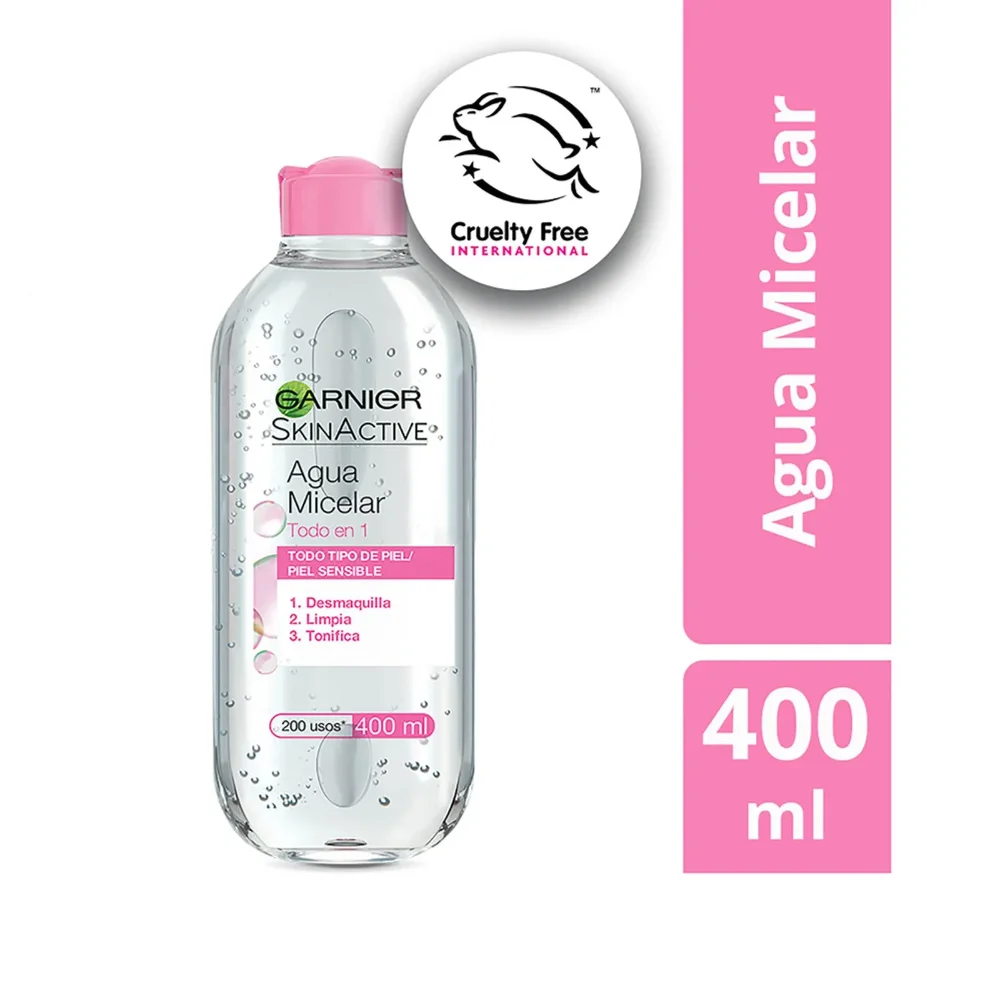 Agua Micelar Todo en 1 Garnier 400ml