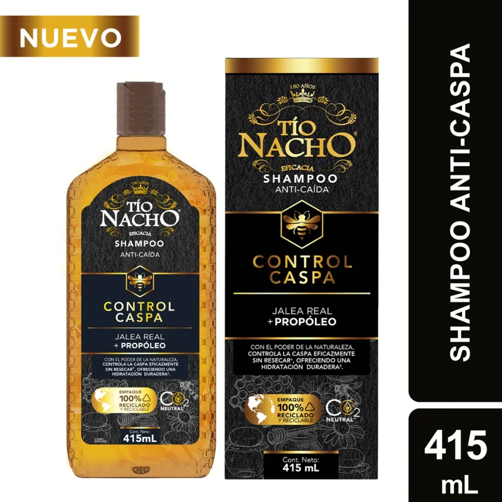Shampoo Tio Nacho Anticaspa Propóleo 415 ml