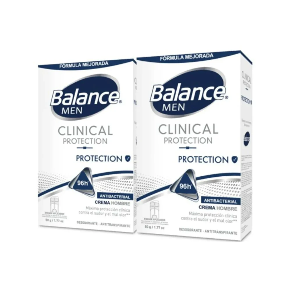 Desodorante Balance Crema Clinical Protection Hombre 2x50gr