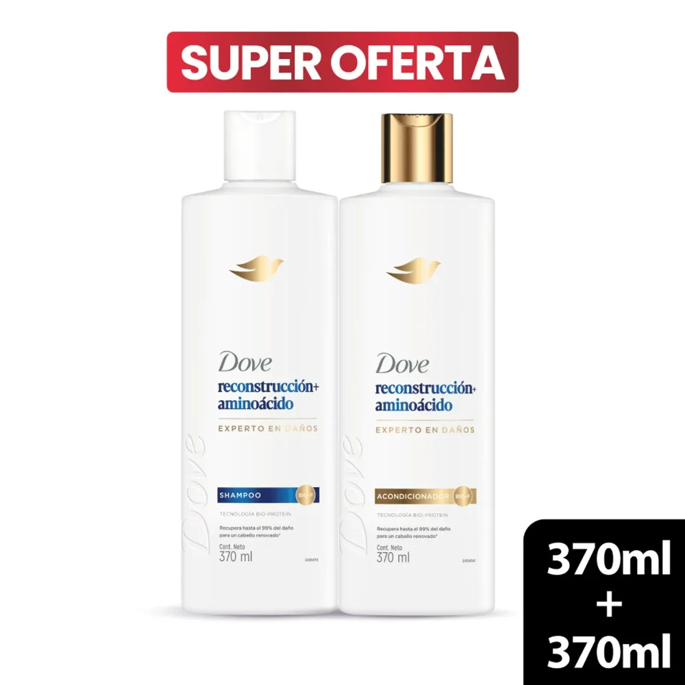 pack Dove Reconstrucción 370ml