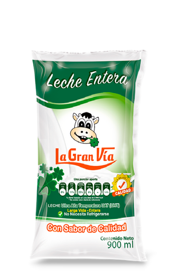 Leche entera 900ml