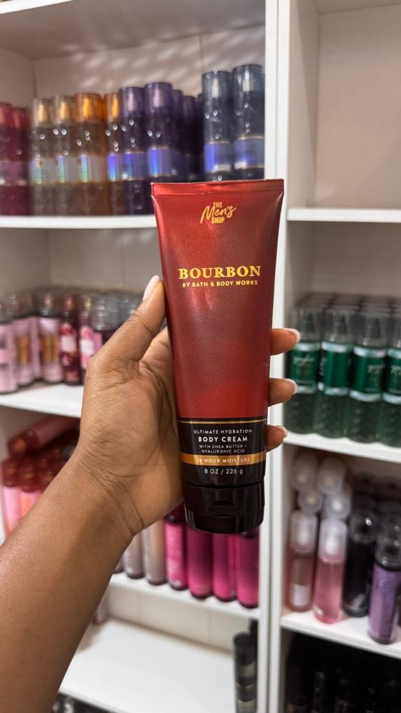 Bourbon Ultimate Hydration Body Cream 8 oz #Hombre - Bath & Body Works