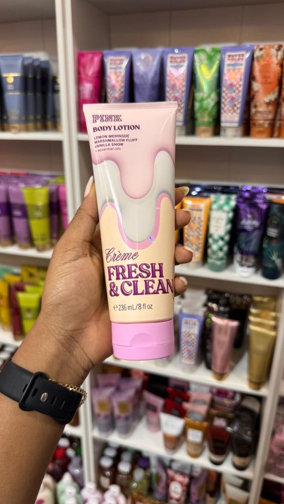 Body Lotion Creme Fresh & Clean 8.4oz - PINK