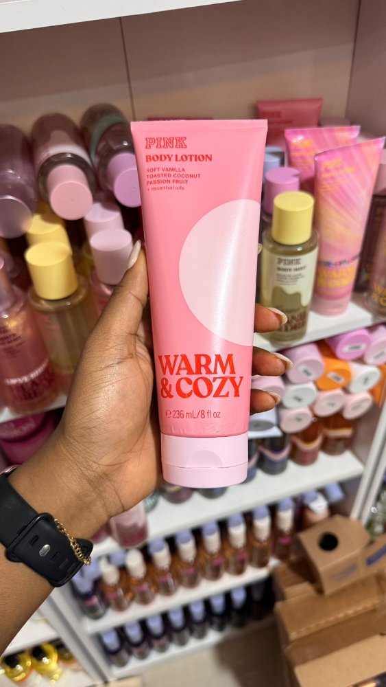 Body Lotion Warm & Cozy 8.4oz - PINK