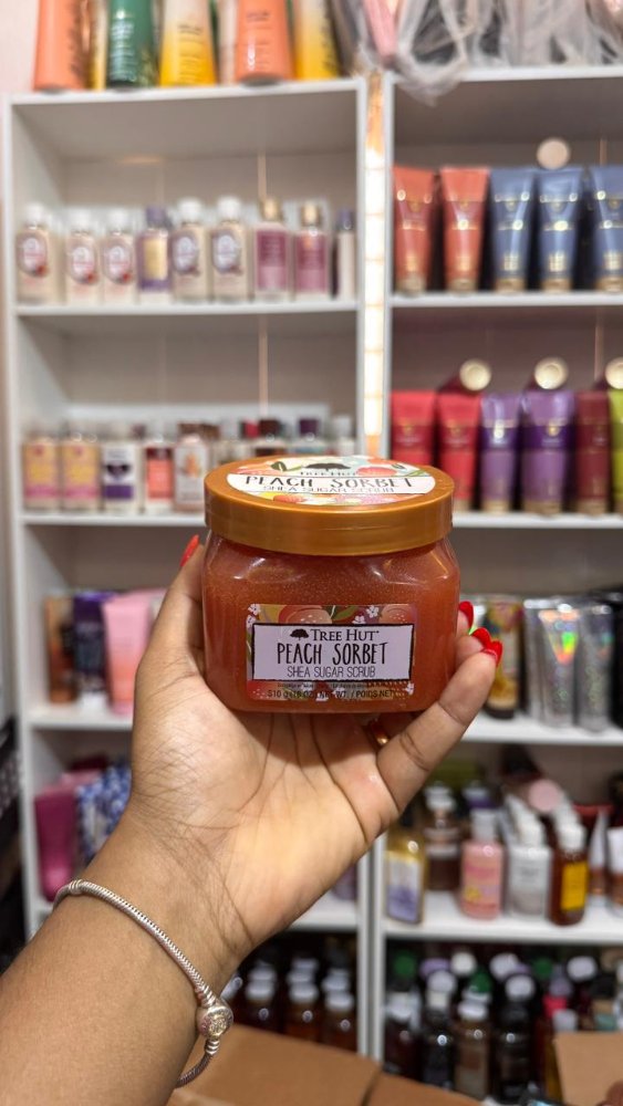 Peach Sorbet Exfoliante 18oz - Tree Hut