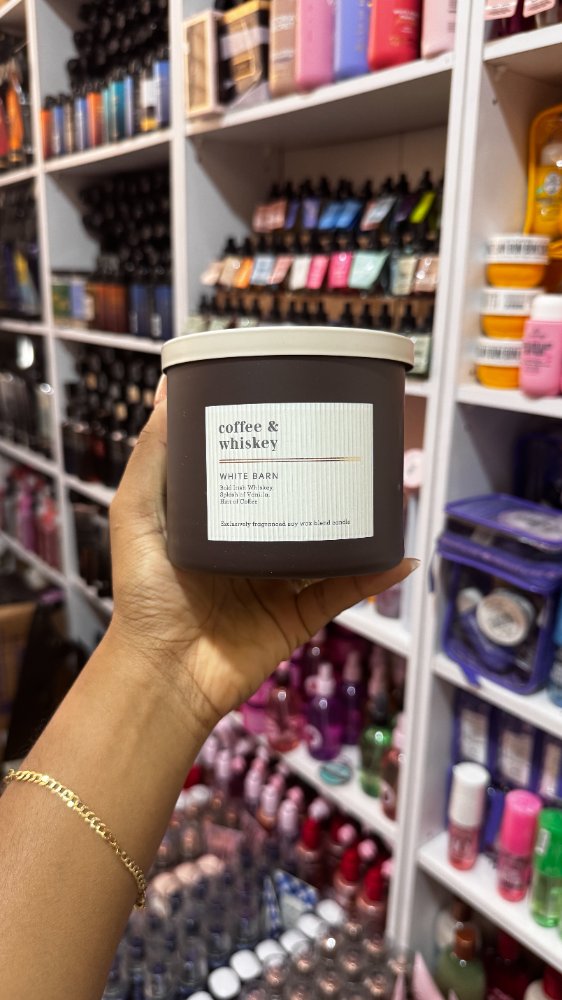 Vela 3 Mechas  Coffee y Whiskey 14.5oz - Bath & Body Works
