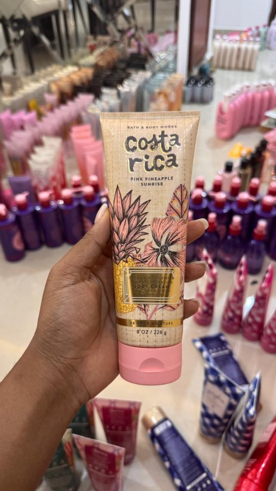 Costa Rica Pink Pineapple Sunrise Ultimate Hydration Body Cream 8 oz - Bath & Body Works