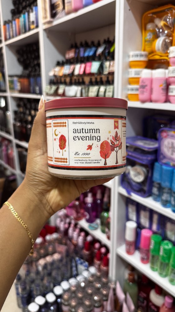 Vela 3 Mechas Autumn Evening 14.5oz - Bath & Body Works