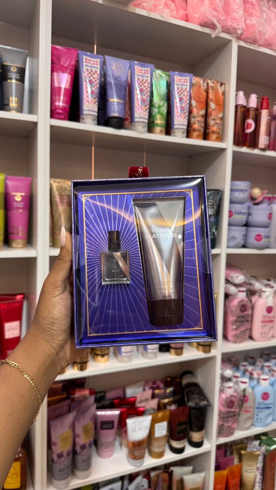 Set Platinum Crema y Perfume MIni - Victoria's Secret