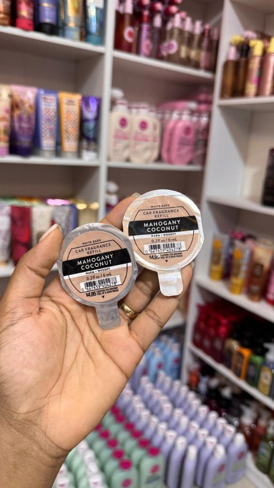 Mahogany Coconut Olor de Vehiculol 6ml - Bath & Body Works