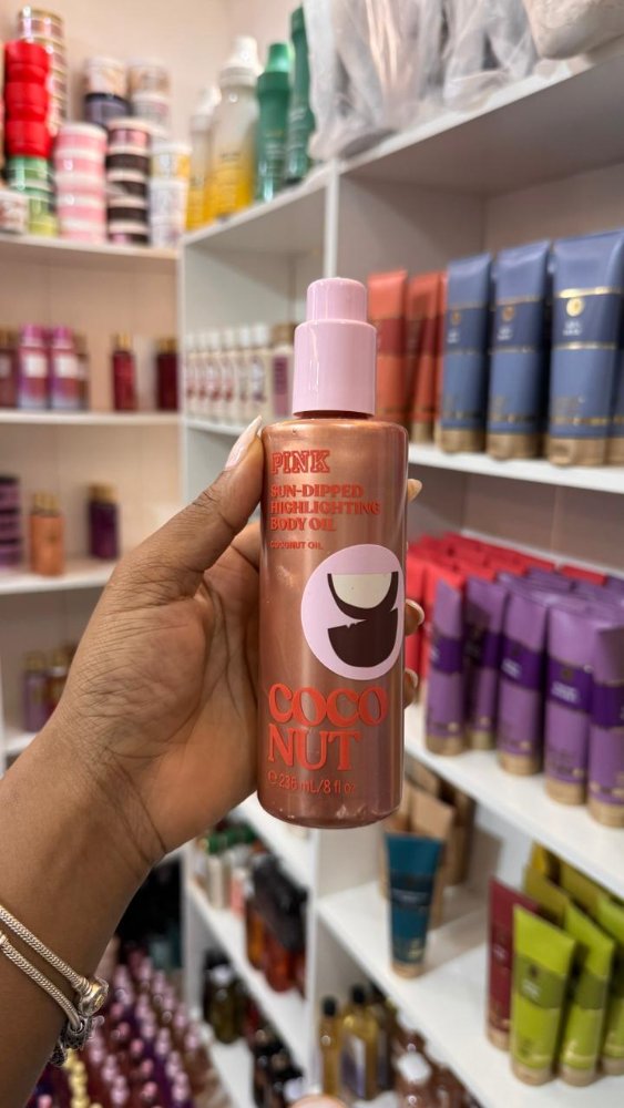 Coconut Aceite Iluminador 8oz - PINK