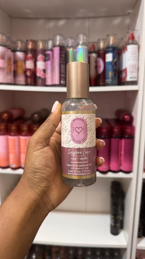 Rose Vanilla Essential Oil Mist 6 fl oz - Bath & Body Works