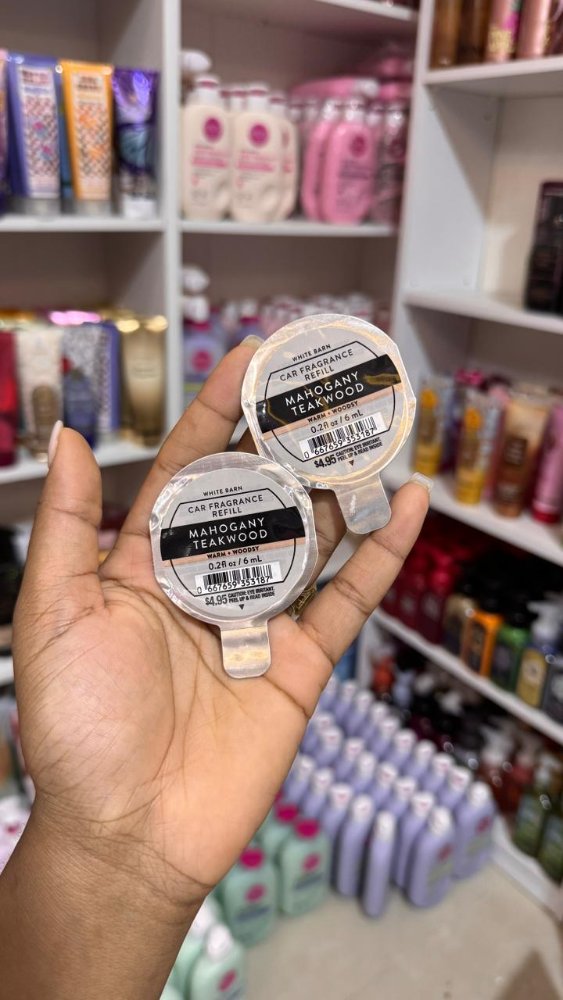 Mahogany Teakwood Olor de Vehiculol 6ml - Bath & Body Works