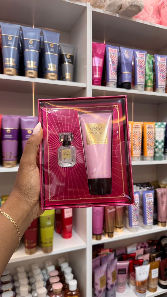 Set Bombhell Crema y Perfume MIni - Victoria's Secret