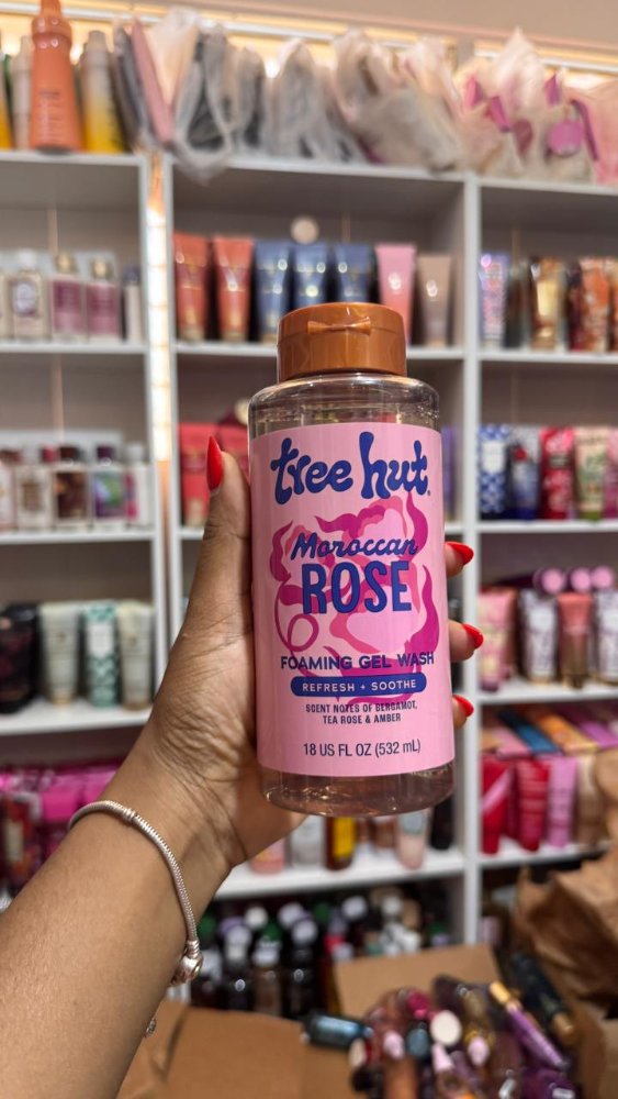 Morrocan Rose Gel de Baño 18oz - Tree Hut