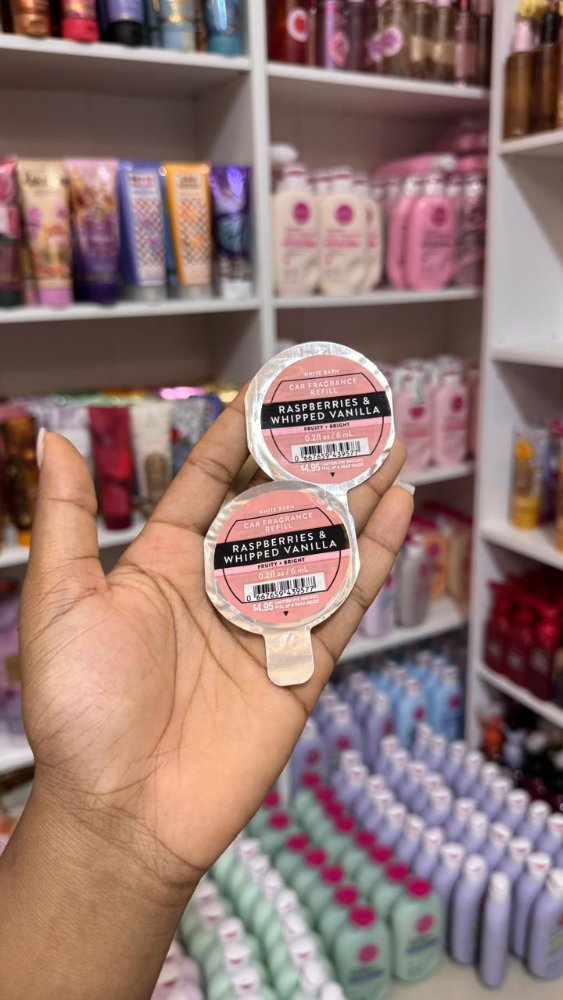 Raspberries & Whipped Vanilla Olor de Vehiculol 6ml - Bath & Body Works