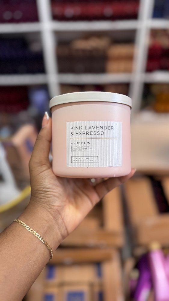 Vela 3 Mechas Pink Lavander & Espresso 14.5oz - Bath & Body Works