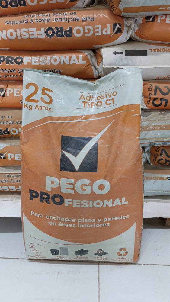PEGANTE CERAMICO X 25K