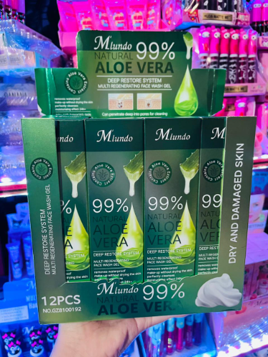 Espuma Facial Aloe Vera.