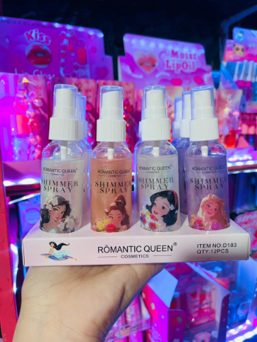 Spray Con Brillo princesa.