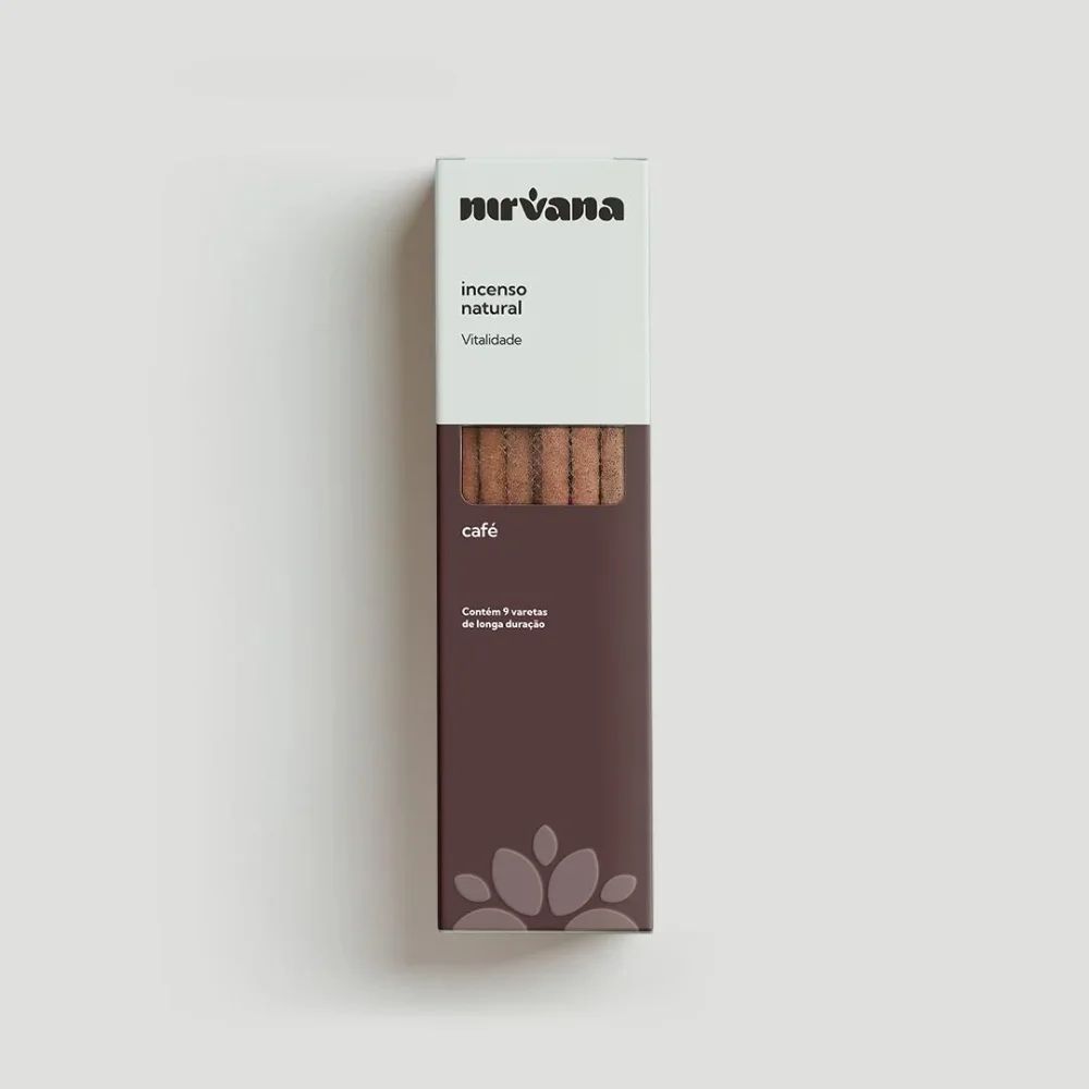 Incenso Nirvana Natural Vareta - Café