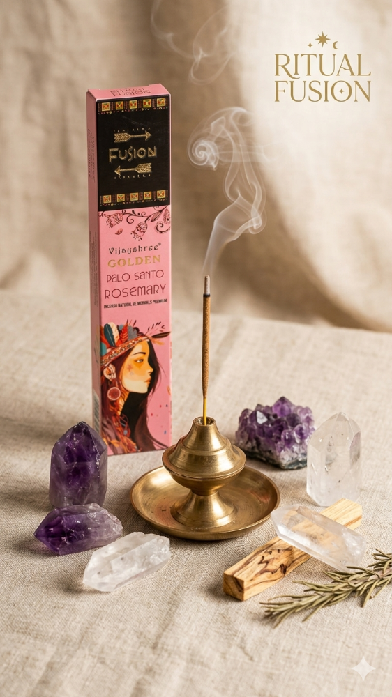 Incenso Indiano Fusion Palo Santo e Alecrim