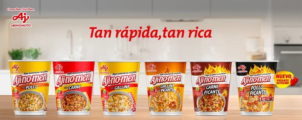 AJINOMEN EN VASO