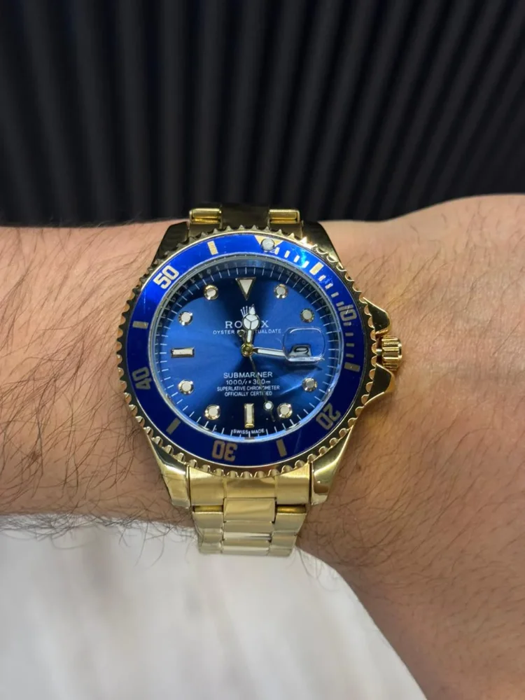 Rolex 2026 Submariner Dorado Tablero Azul