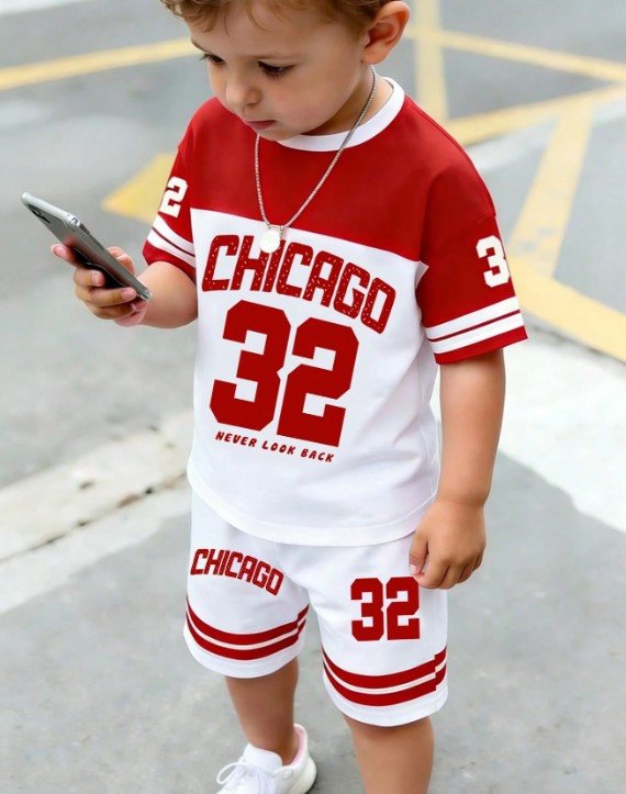 Conjunto chicago 32 Rojo