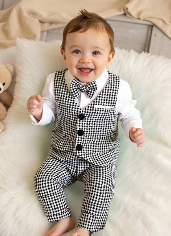 Conjunto vestir negro y blanco
