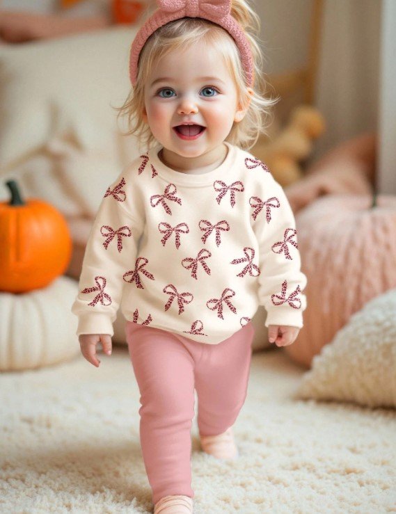 Conjunto Lazos estampados