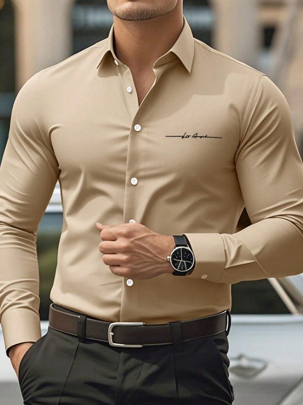Camisa de Vestir Manga Larga los Angeles