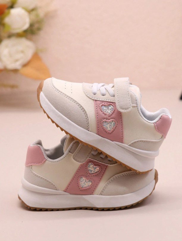 Zapatos corazon rosa