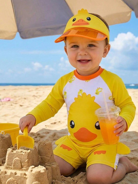 Traje de Bano pato Nino