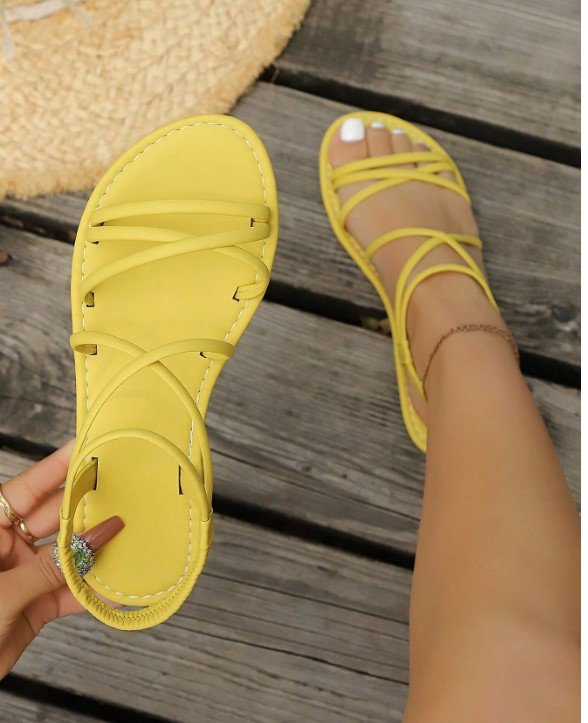 Sandalias amarillas