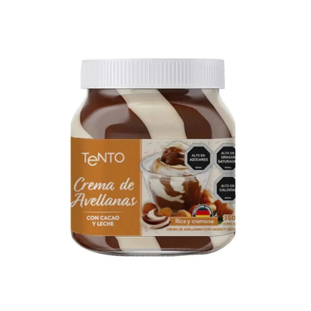 CREMA AVELLANAS CON CACAO Y LECHE