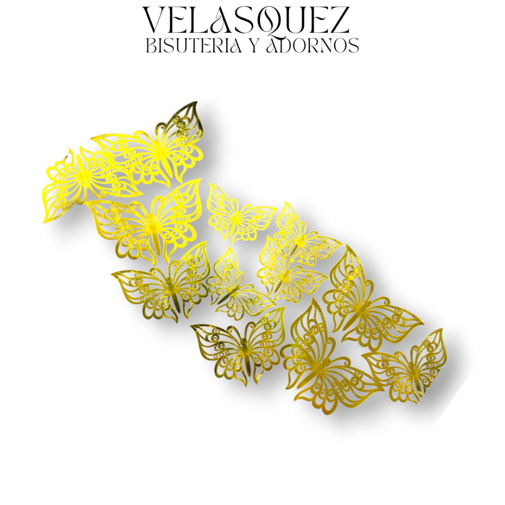 DECORACION MARIPOSA 3D #VZ003
