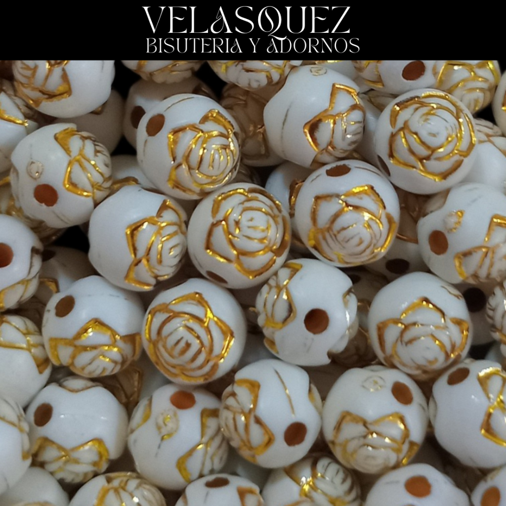 BOLA SINTETICA FLOR VZFL01 6MM