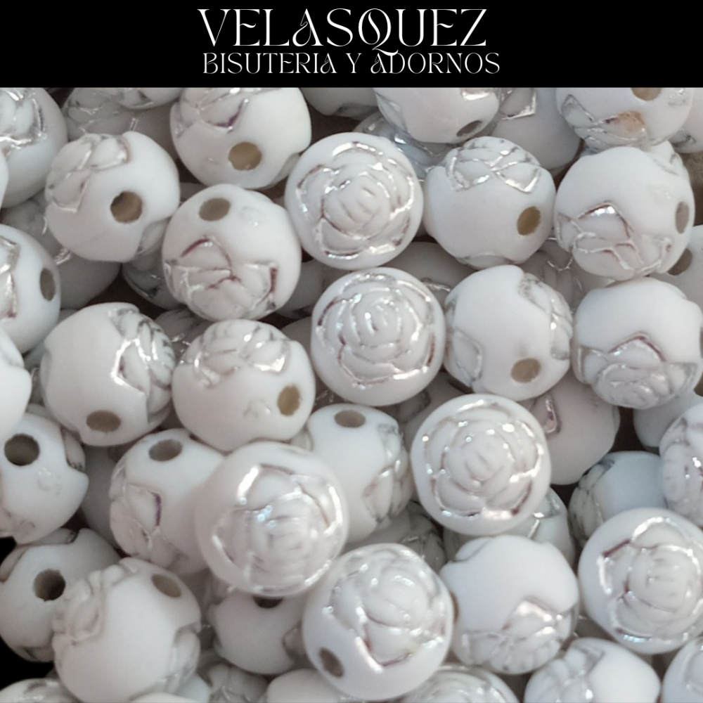 BOLA SINTETICA FLOR VZFL04 6MM