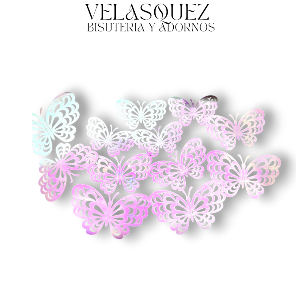 DECORACION MARIPOSA 3D #VZ002