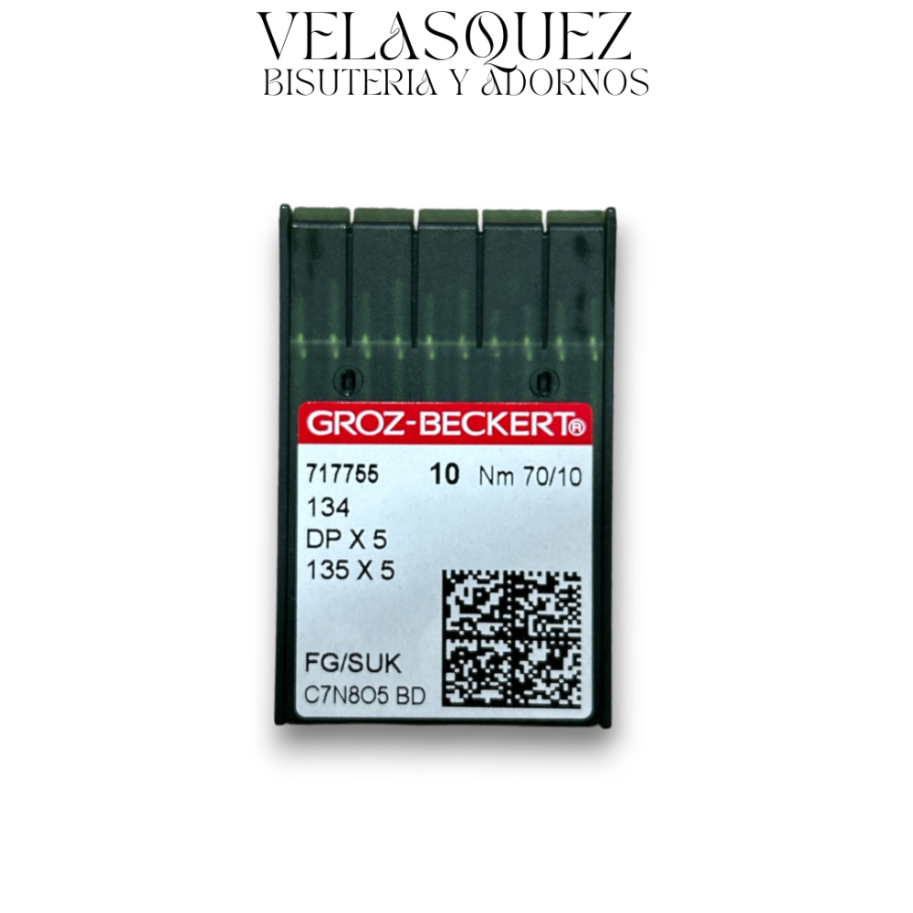 AGUJA PLANA CUBO GRUESO DP 70/10