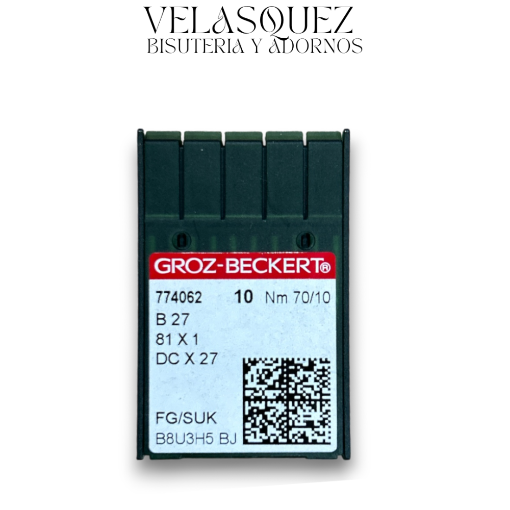 AGUJA FILETEADORA INDUSTRIAL CUBO CORTO DC 70/10
