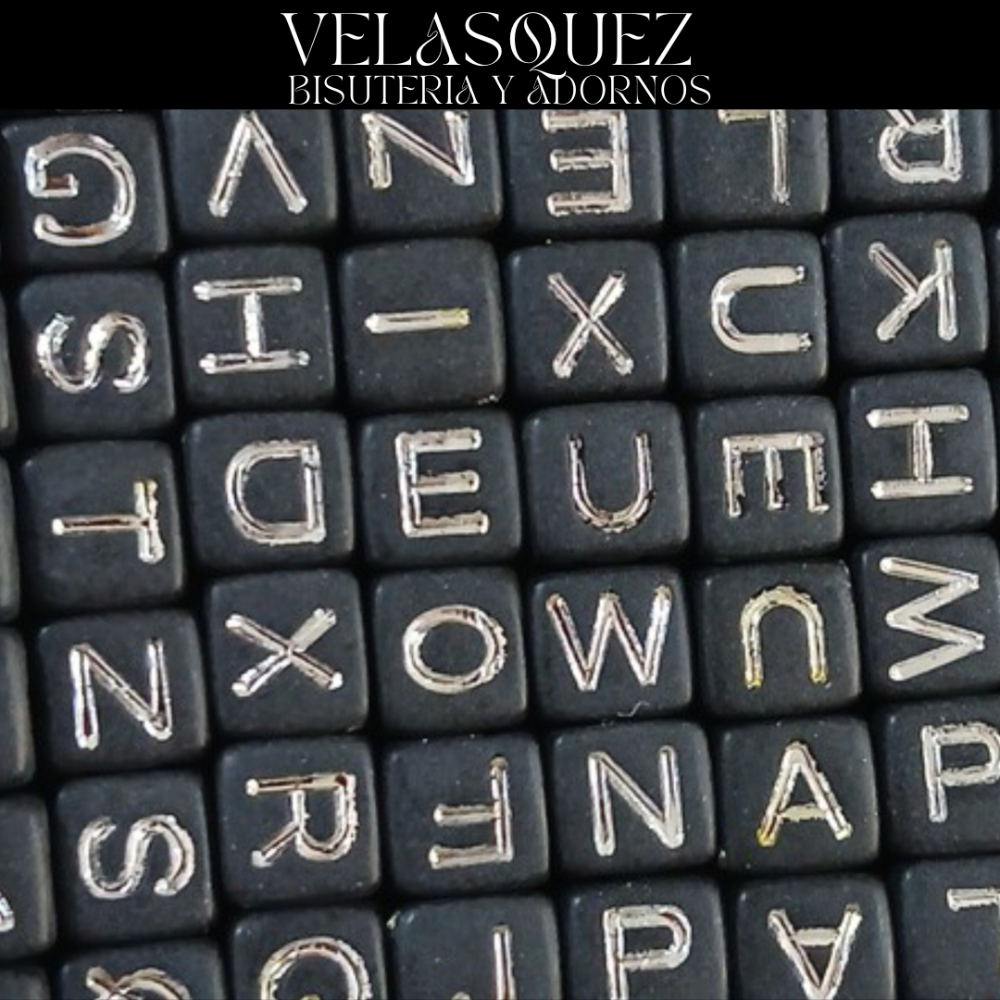 ACRILICO LETRA CUADRADO VZACL01 6MM