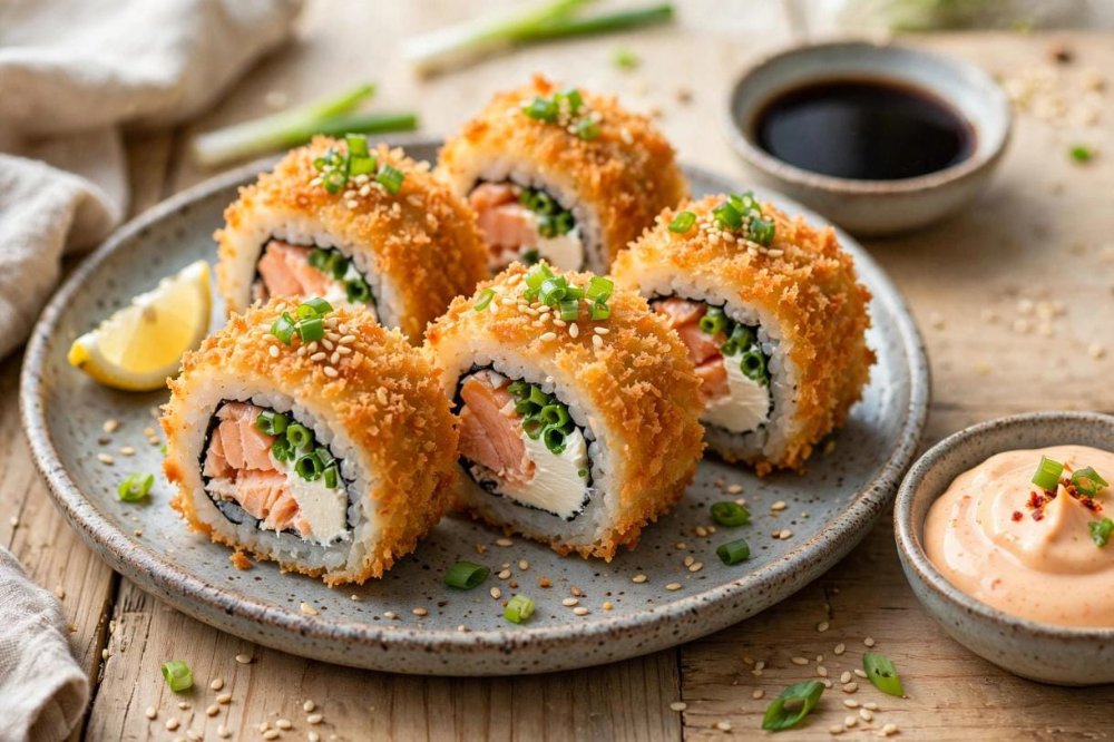 SALMON HOT ROLLS X5