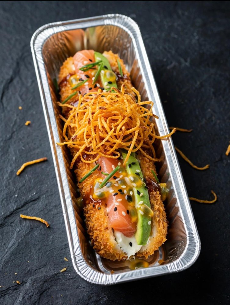 PANCHO-SUSHI SALMON Y MARACUYA