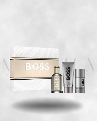 HUGO BOSS BOTTLED FM SET 100ML+ 75ML +DEO STICK +GEL