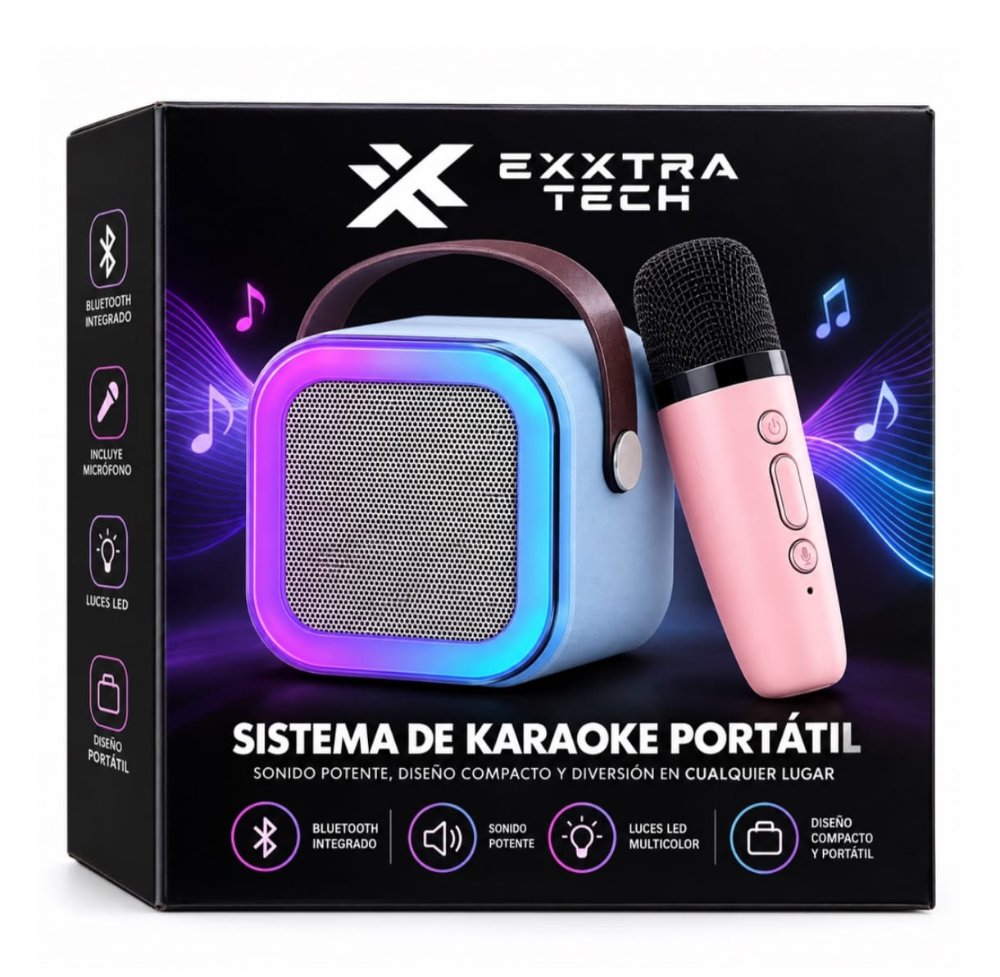 Micrófono + Parlante K9 KARAOKE