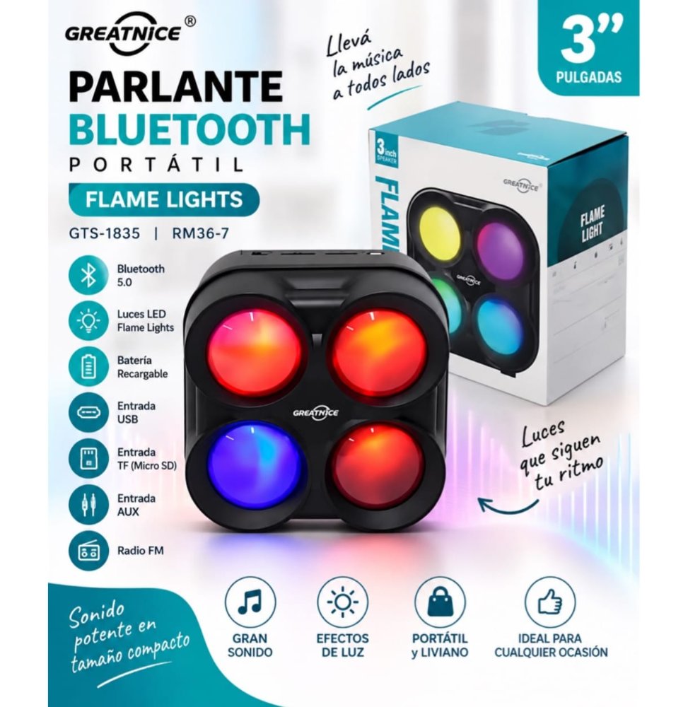Parlante BT RGB